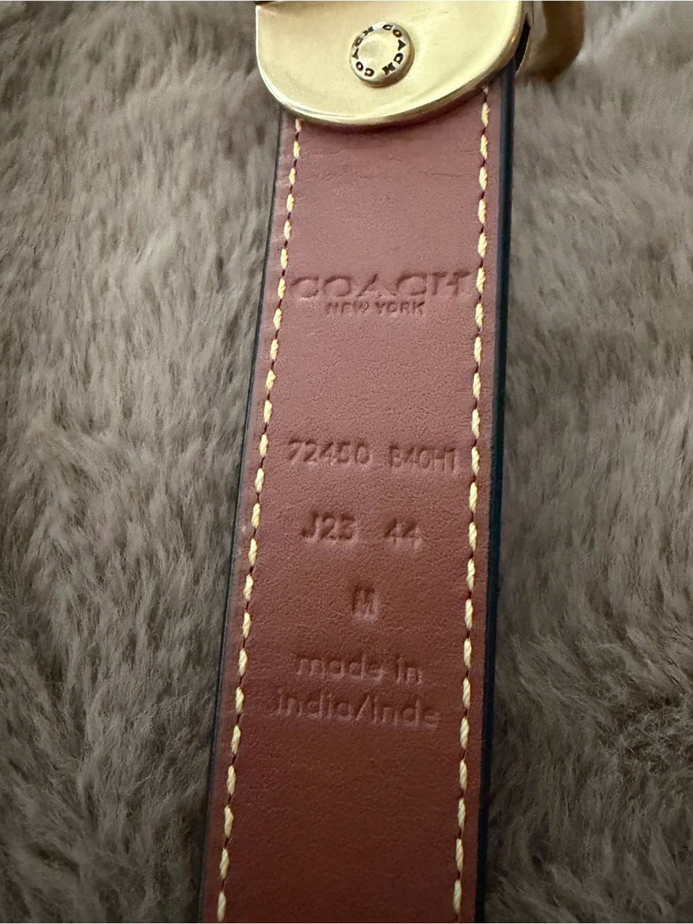 Coach reversible leather